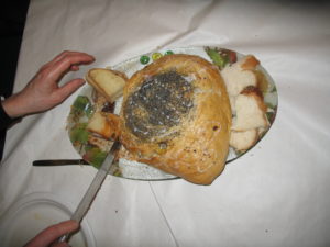 Purim challah baked by Steve Farrer